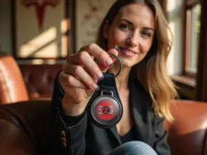 Leather Key Chain Stylish Model Sports Edition